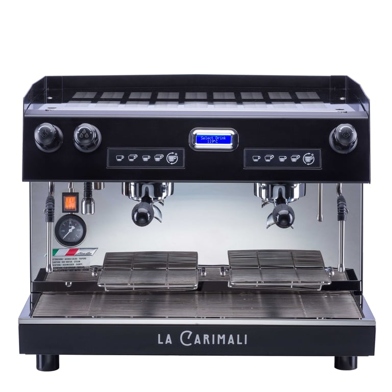 Maquina Espresso La Carimali Nimble 2 Grupos Negra