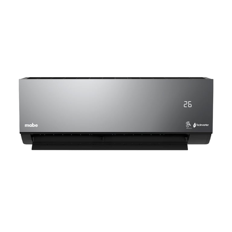 Aire Acondicionado Mini Split Inverter 12Btu 220v Tipo Espejo Negro