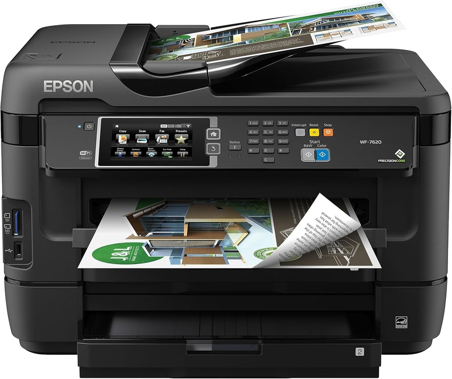 Impresora Multifuncional WF-7620 Inalambrica y Scanner