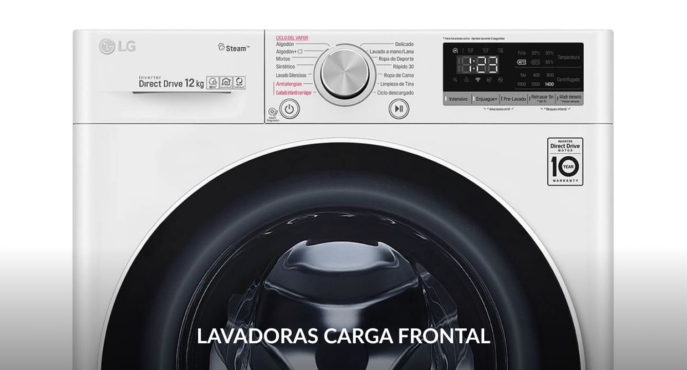 Descubre lavadoras carga frontal