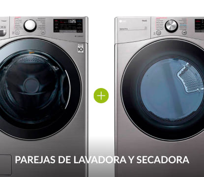 Descubre parejas de lavadora y secadora