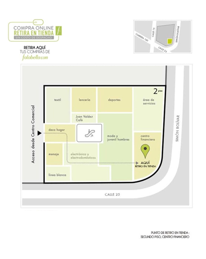 Mapa Falabella Jardín Plaza