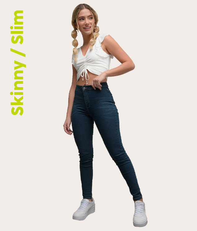 Jeans skinny para  mujer