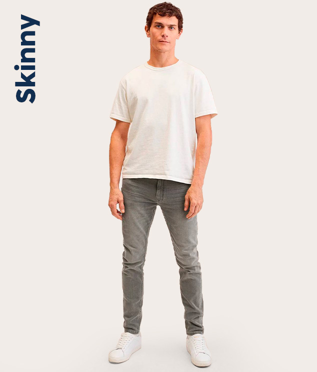 Jeans skinny para hombre