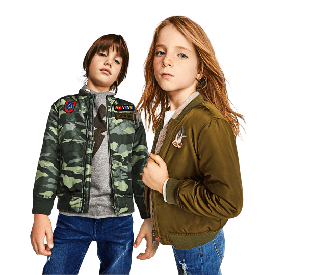 Abrigos niños falabella