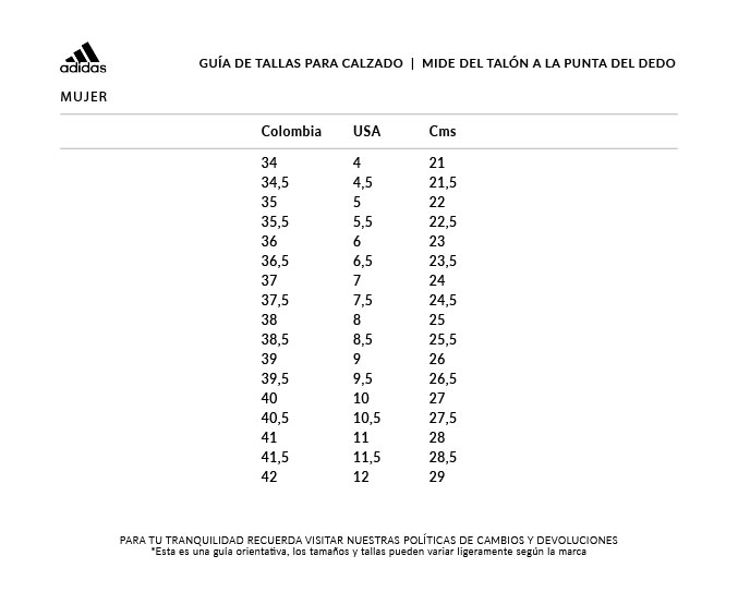 nefes tahta Gürültülü guía de tallas adidas mujer - transition44.org