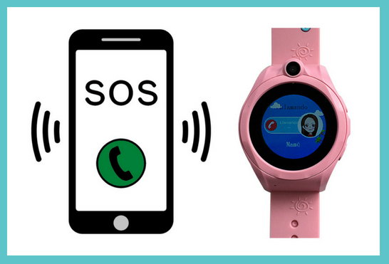 El  Reloj Inteligente Smart Kids Zoom Q6 cuenta con llamadas sos para más seguridad