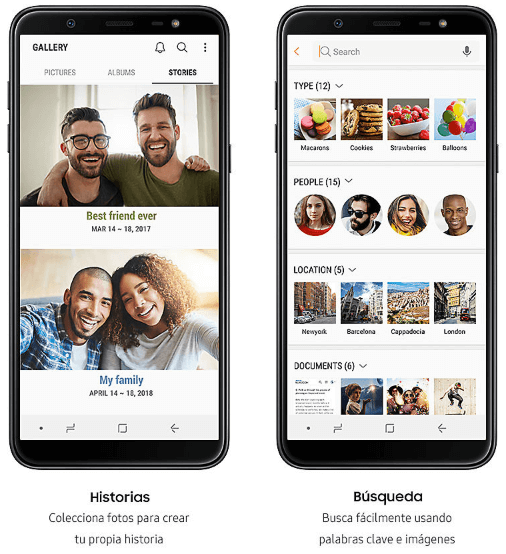 Con el Samsung Galaxy J8 podrás edita tus fotos y videos para crear tu propia historia personalizada