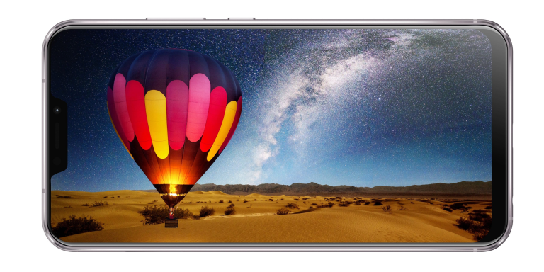 Con el ASUS Zenfone 5Z tendrás mayor campo visual gracias a la pantalla que minimiza los bordes.