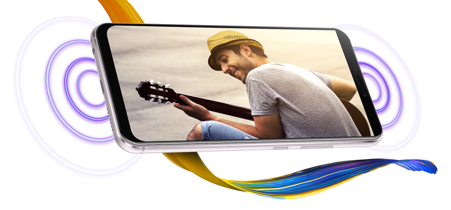 Con el asus ZenFone 5Z podrás disfrutar hasta el mínimo detalle de tu música favorita gracias al sonido inmersivo.