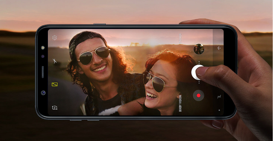 El Samsung A6 Plus cuenta con una cámara de 24 Mp que da como resultado fotografías con mejor tonalidad y nitidez en los colores de las tomas. 